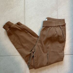 LOFT High Rise Brown Joggers